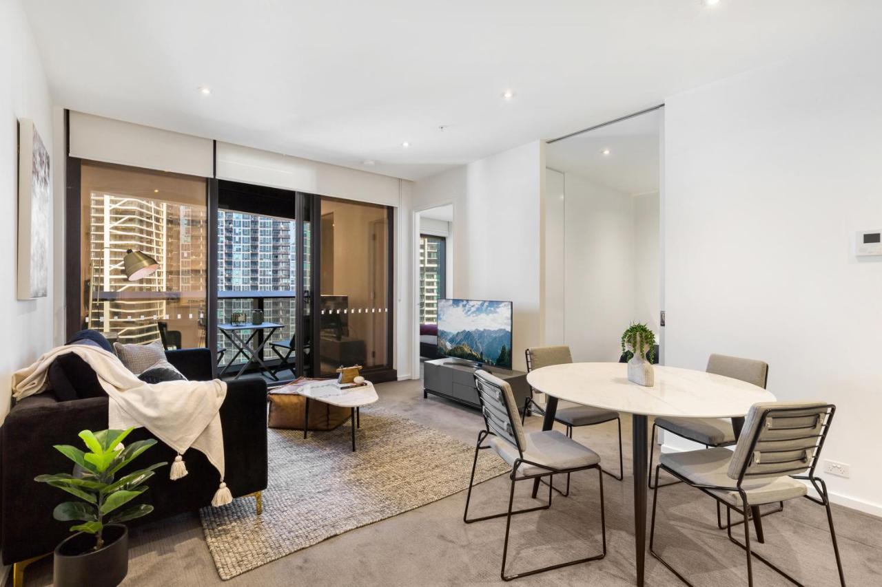 Stylish 2-Bed Apartment Near Southbank Restaurants Melbourne Eksteriør bilde